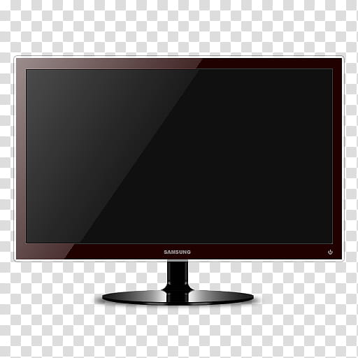 Samsung Flat Screen TFT, Red transparent background PNG clipart