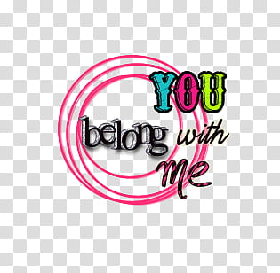 Textos, You belong with me calligraphy transparent background PNG clipart