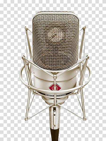 Microfonos, gray condensing microphone transparent background PNG clipart