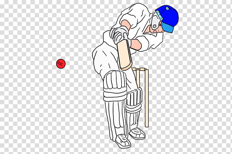 Cricket bat, Standing, Arm, Line Art, Joint, Cricket Ball, Hand, Leg transparent background PNG clipart