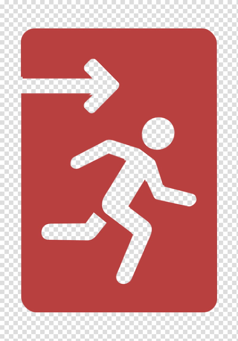 Fire safety icon Emergency exit icon Maps and Flags icon, Recreation, Sign, Running transparent background PNG clipart