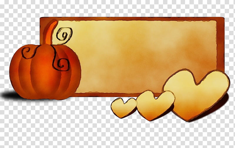 Autumn Drawing, BORDERS AND FRAMES, Frames, Orange, Calabaza, Yellow, Pumpkin, Heart transparent background PNG clipart