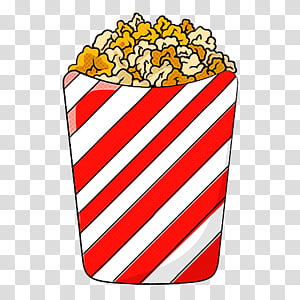 Junk Food, Popcorn, Hashtag, Video, Download, Choose, Voice Actor, Elemen transparent background PNG clipart thumbnail