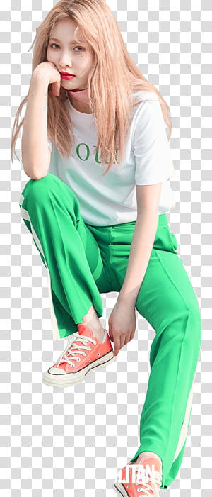 green shirt and green pants
