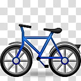 blue bicycle illustration transparent background PNG clipart