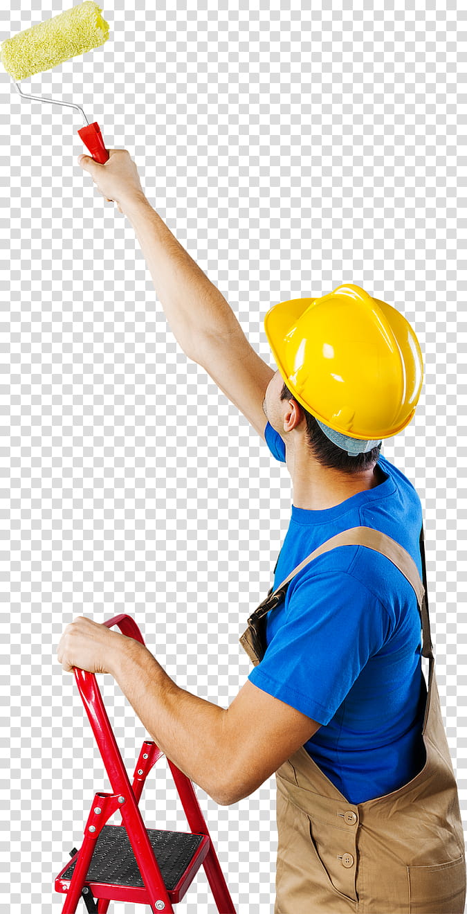 Building, Painting, Painter, Wall, Paint Rollers, Portrait, Mural, Construction Worker transparent background PNG clipart