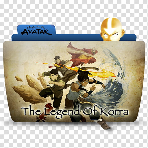 TV Folder Icons ColorFlow Set , The Legend of Korra, Avatar: The Legend of Korra transparent background PNG clipart