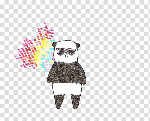 Nuevos y Bellos, panda sketch transparent background PNG clipart