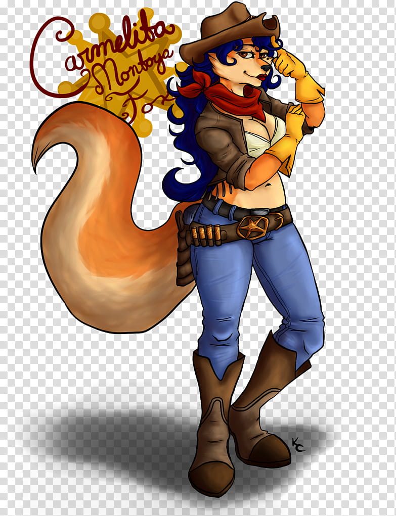 Cowgirl Carmelita transparent background PNG clipart