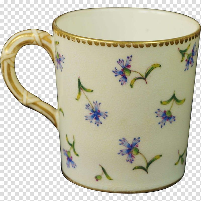 Demitasse Mug, Coffee Cup, Porcelain, Mug M, Jug, Saucer, Pottery, Pitcher, Royal Worcester transparent background PNG clipart
