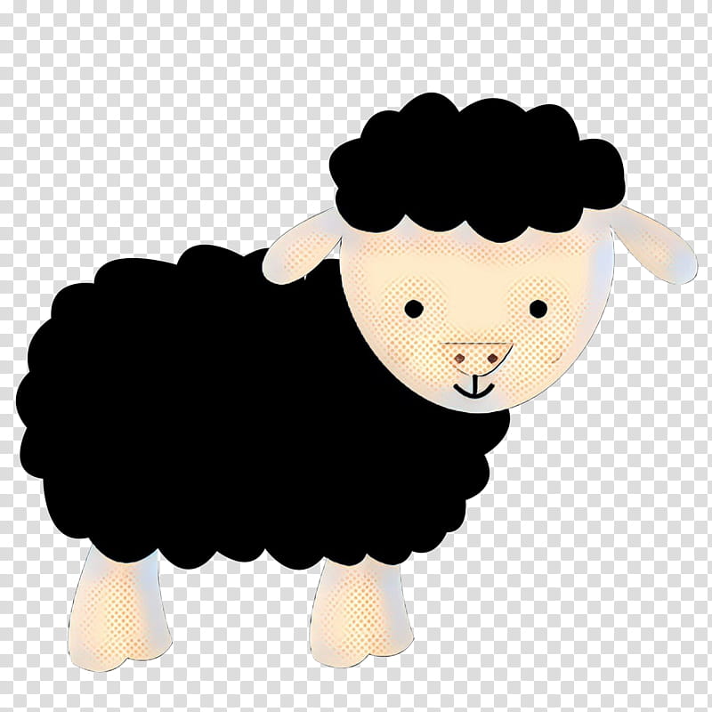 sheep sheep cartoon goat-antelope, Pop Art, Retro, Vintage, Goatantelope, Cowgoat Family, Animal Figure, Live transparent background PNG clipart