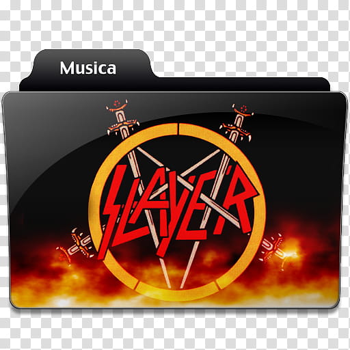 Folder of my bands vol , Slayer folder transparent background PNG clipart