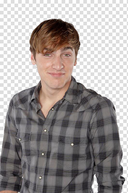 Kendall Schmidt HQ, smiling man wearing black and gray sport shirt transparent background PNG clipart