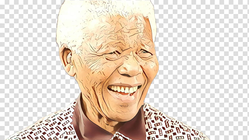 Cartoon People, Mandela, Nelson Mandela, South Africa, Freedom, Human, Jaw, Wrinkle transparent background PNG clipart