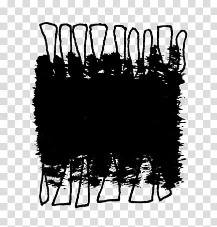Brushset  paint and scribble, black abstract painting transparent background PNG clipart