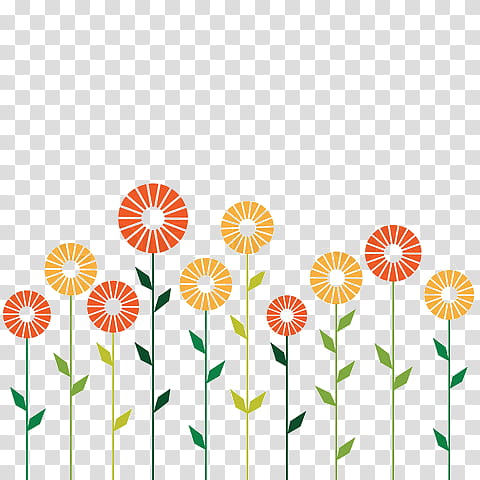 Cute Stylish Abstract Flowers transparent background PNG clipart