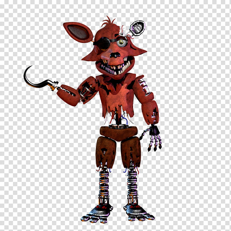 Withered Foxy New Textures transparent background PNG clipart