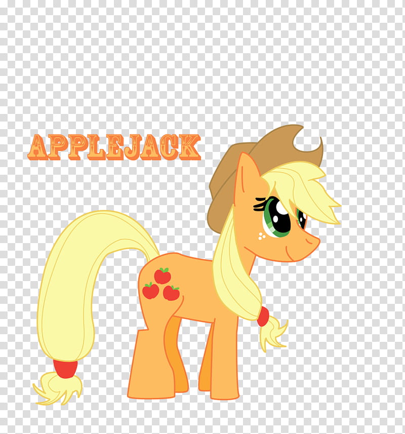 MLP FiM AppleJack --, unicorn illustration transparent background PNG clipart