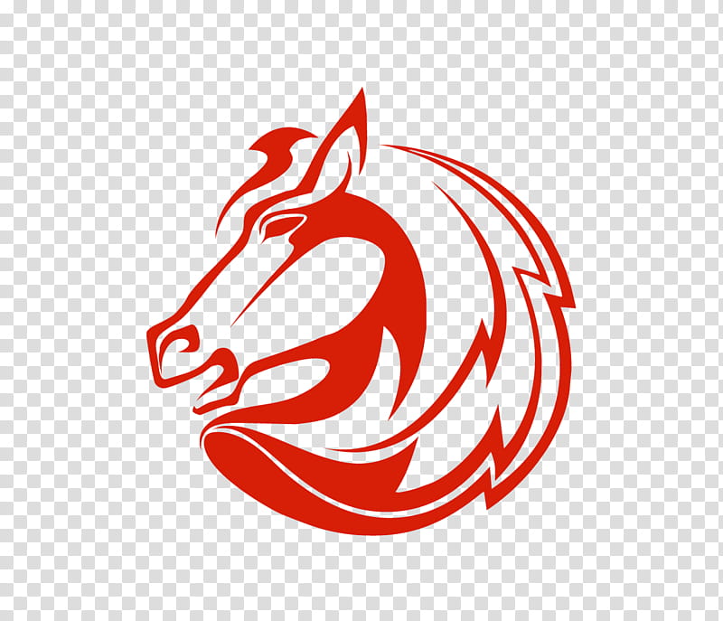 Circle Design, Logo, Horse, Creativity, Red, Line, Area, Line Art transparent background PNG clipart