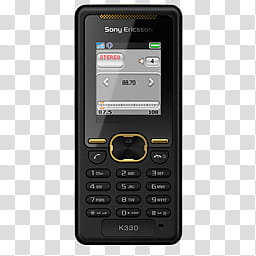 Sony Ericsson K Icon , Sony Ericsson K Gold on Black transparent background PNG clipart