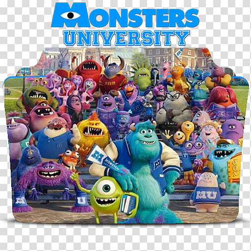 Monsters Icon Folder Collection, Monsters University Icon Folder transparent background PNG clipart
