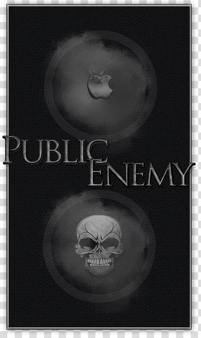 Public Enemy, black Public Enemy illustration transparent background PNG clipart