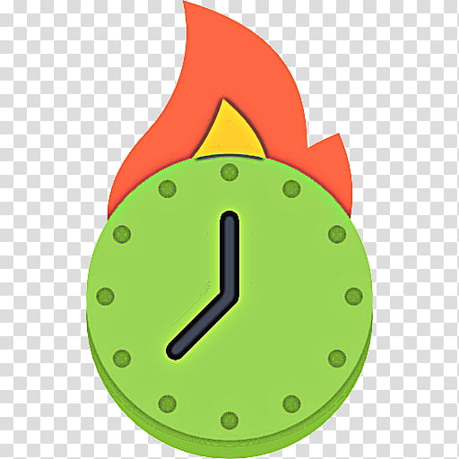 green clock wall clock home accessories icon transparent background PNG clipart