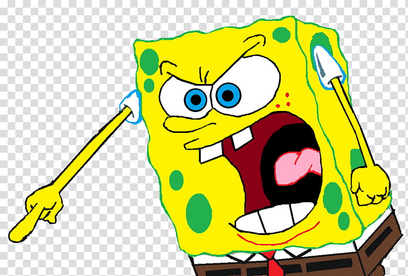 Bob Esponja Enojado Render transparent background PNG clipart | HiClipart