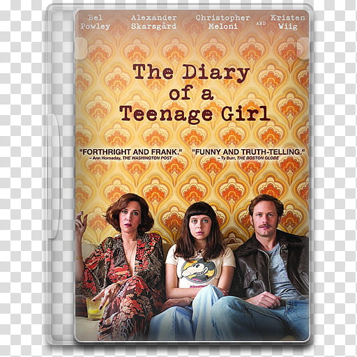 Movie Icon , The Diary of a Teenage Girl, closed The Diary of a Teenage Girl DVD case transparent background PNG clipart