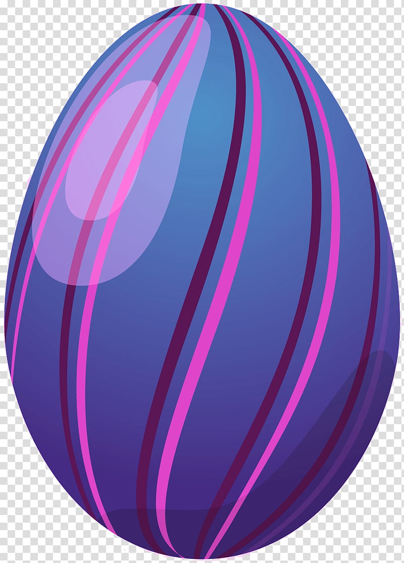 pink, brown, and blue striped egg transparent background PNG clipart