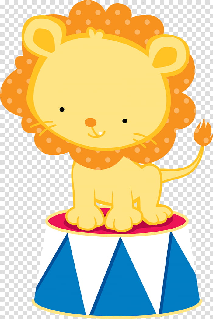 Lion Drawing, Circus, Clown, Carnival, cdr, Carpa, Yellow, Cartoon transparent background PNG clipart
