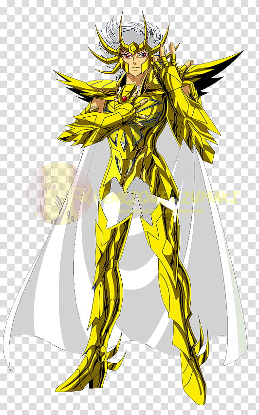 Saint Seiya Soul of Gold - Deathmask and Helena by Bluerathy-S on