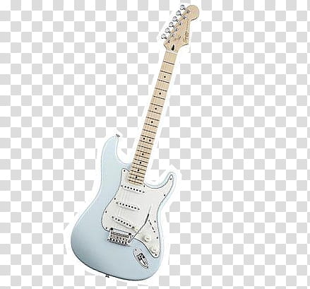 Guitarras, gray Fender electric guitar transparent background PNG clipart