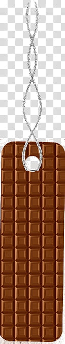Colgantitos, brown chocolate bar keychain transparent background PNG clipart
