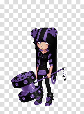 Syndrone OC # Hammer Girl Niki transparent background PNG clipart