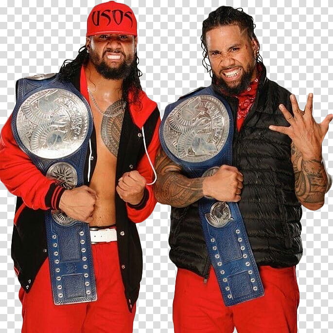 The Usos X SDLIVE Tag Team Champions  transparent background PNG clipart