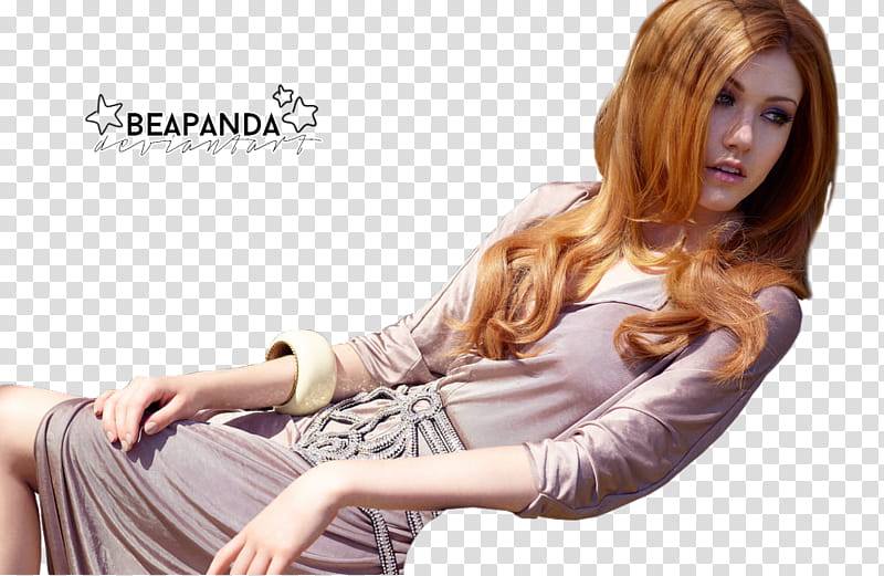 Katherine McNamara, woman in gray long-sleeved dress transparent background PNG clipart