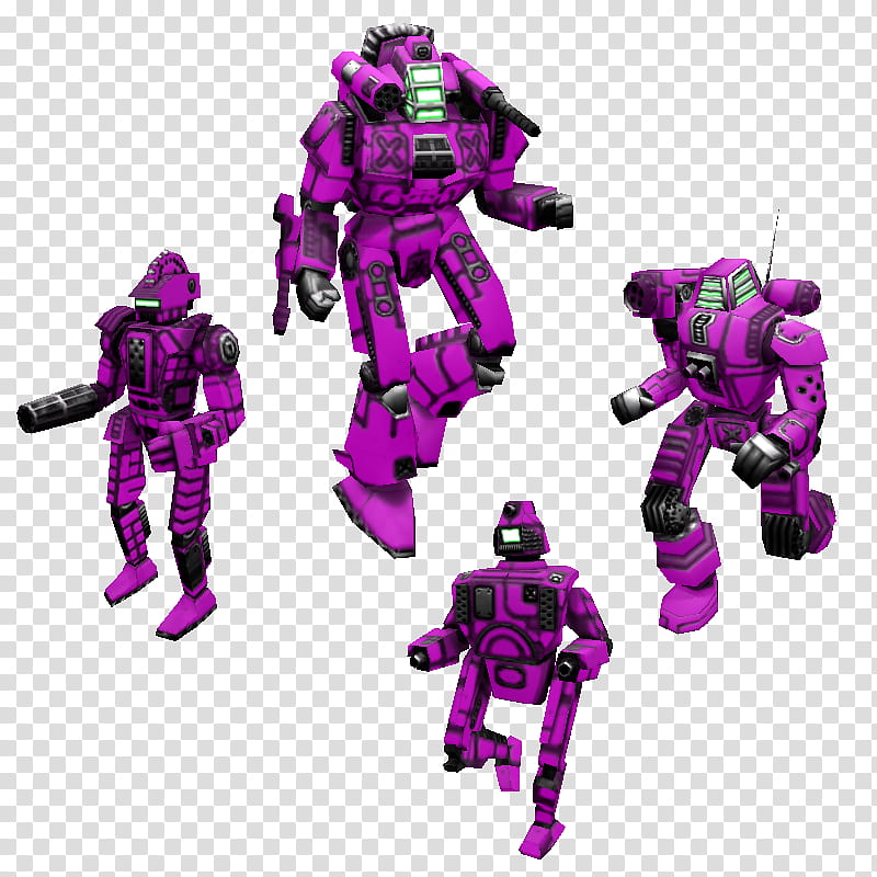 Battletech mech ,medium, purple robot illustration transparent background PNG clipart