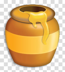 Emoji, honey jar art transparent background PNG clipart