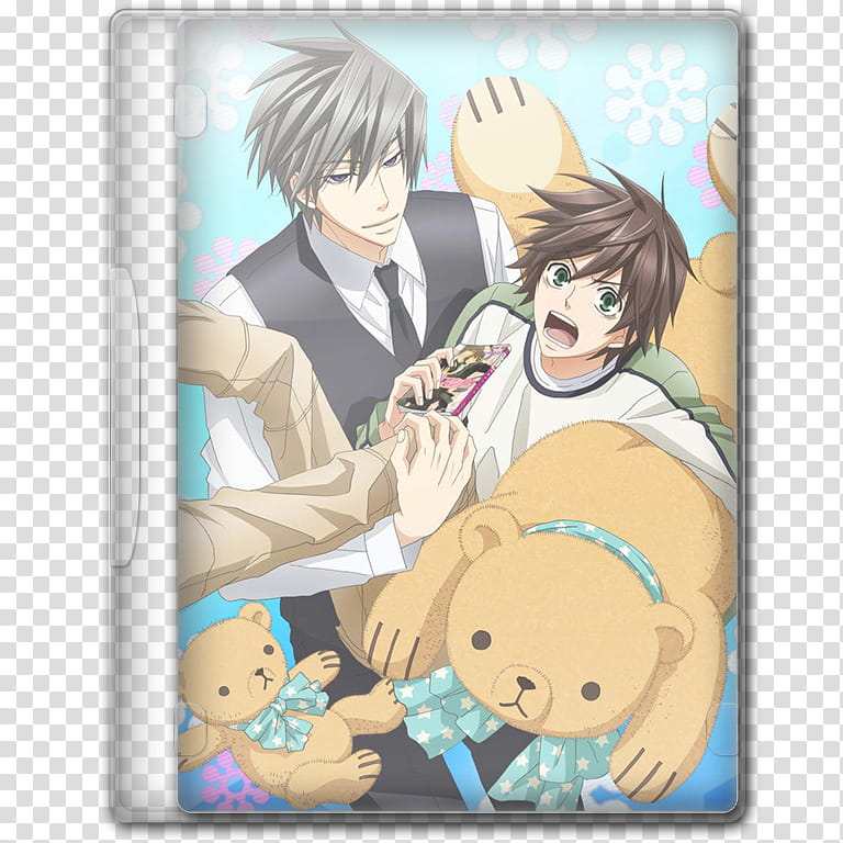 Anime  Summer Season Icon , Junjou Romantica , anime DVD case transparent background PNG clipart