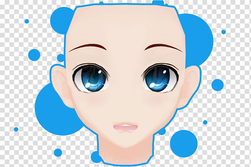 Face Merge , female anime character face art transparent background PNG  clipart | HiClipart