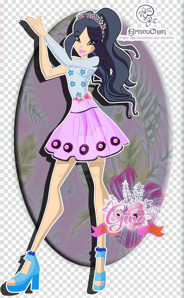 Gina casual transparent background PNG clipart