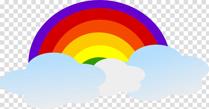 Rainbow Color, Cloud, Drawing, Silhouette, Circle, Meteorological Phenomenon, Sky, Colorfulness transparent background PNG clipart