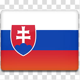 All in One Country Flag Icon, Slovakia-Flag- transparent background PNG clipart