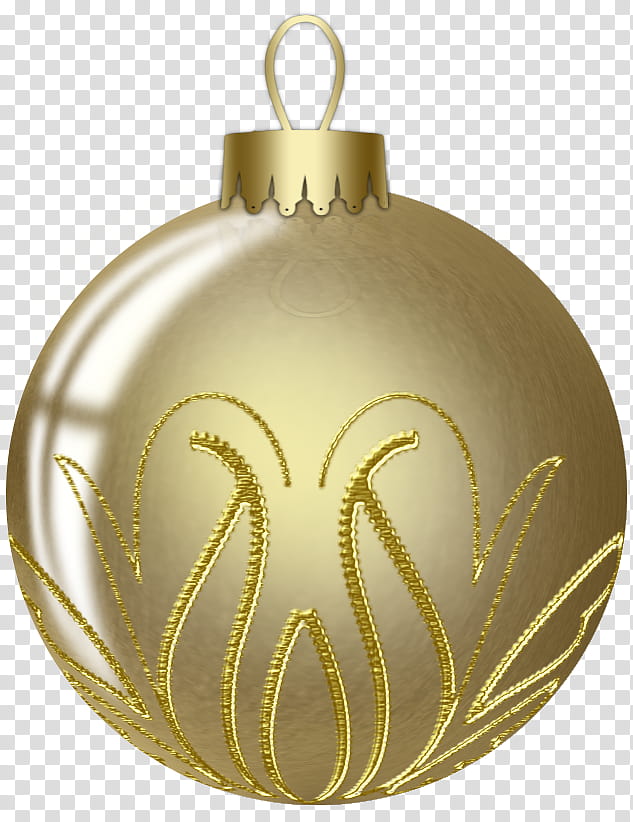 Gold Balls, gold Christmas bauble transparent background PNG clipart