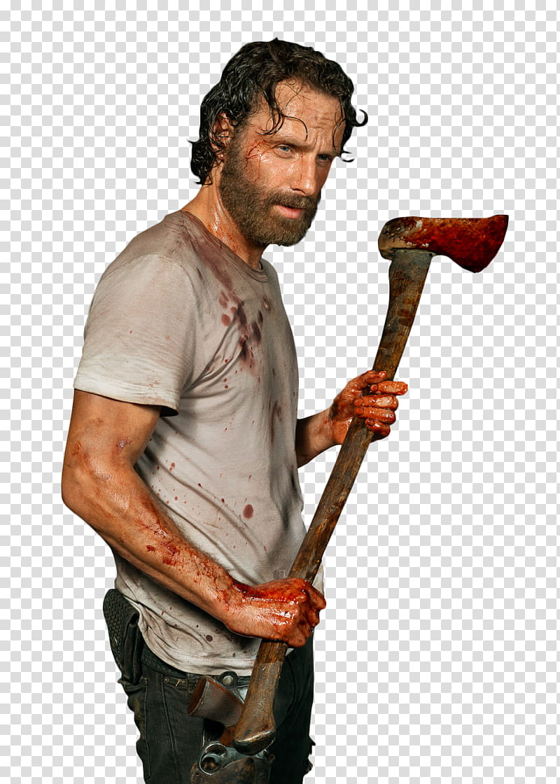The Walking Dead , Rick Grimes transparent background PNG clipart