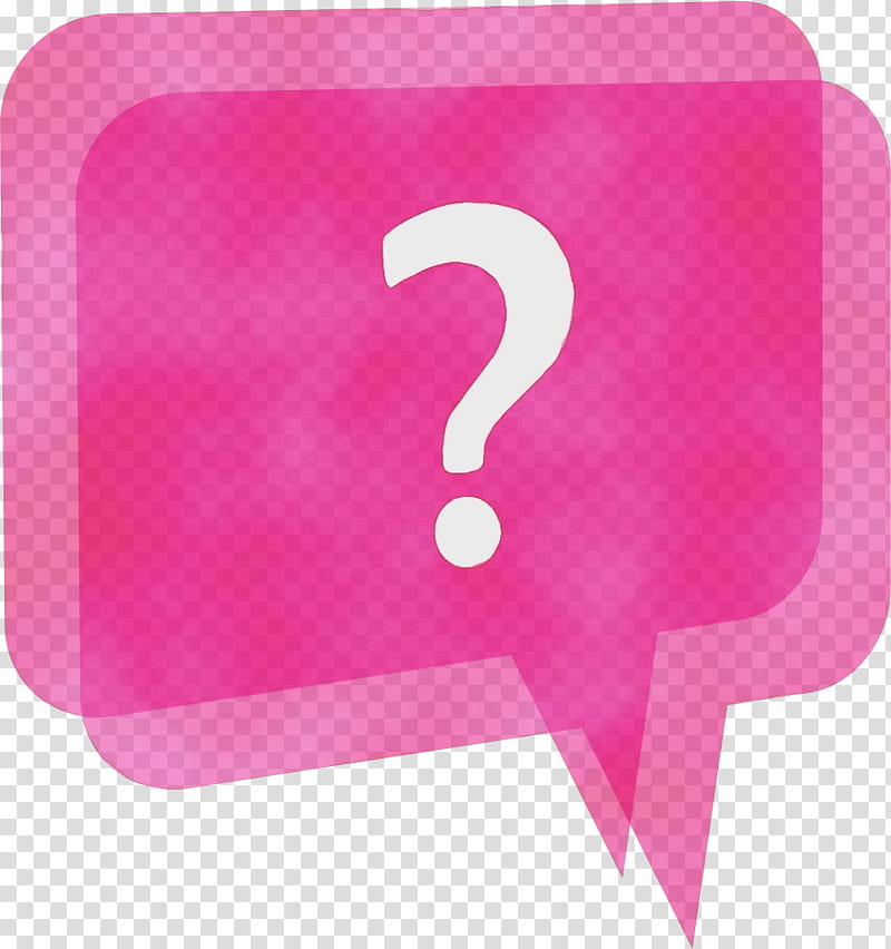 Question Mark, Drawing, Punctuation, Pink, Material Property, Magenta, Symbol transparent background PNG clipart