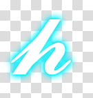 blue letter h graphic transparent background PNG clipart