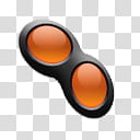 CP For Object Dock, black and orange frame art transparent background PNG clipart