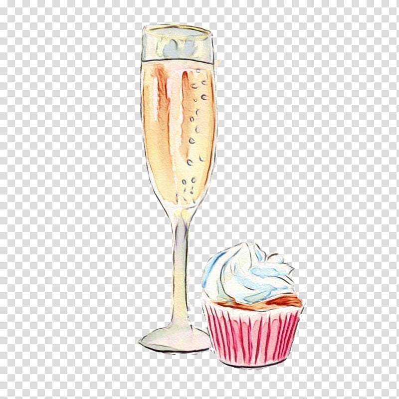 Watercolor, Paint, Wet Ink, Wine Glass, Champagne Glass, Drink, Champagne Stemware, Drinkware transparent background PNG clipart